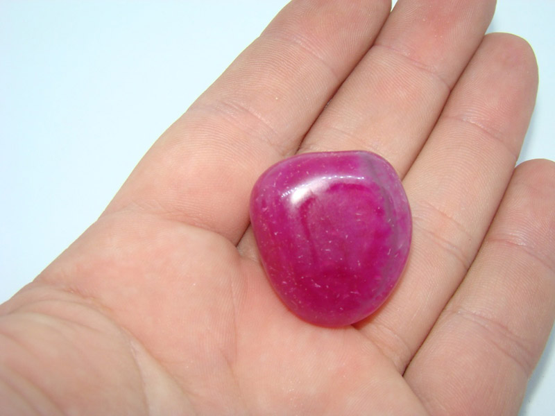 Pedra ágata rosa